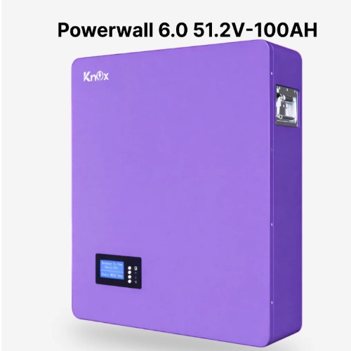 Knox Powerwall 6.0 51.2V-100AMP LED Model Lithium Battery